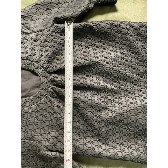 ARYEH Black MCM style Size Small Cocktail Textured Dress - Picture 7 of 9
